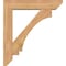 Ekena Millwork Imperial Slat Smooth Bracket w/ Offset Brace, Western Red Cedar, 7 1/2"W x 36"D x 40"H BKT0806X36X40IMP06SWR - alternate 2